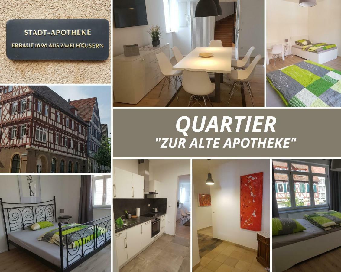 Quartier "Zur Alten Apotheke" Brackenheim Kültér fotó